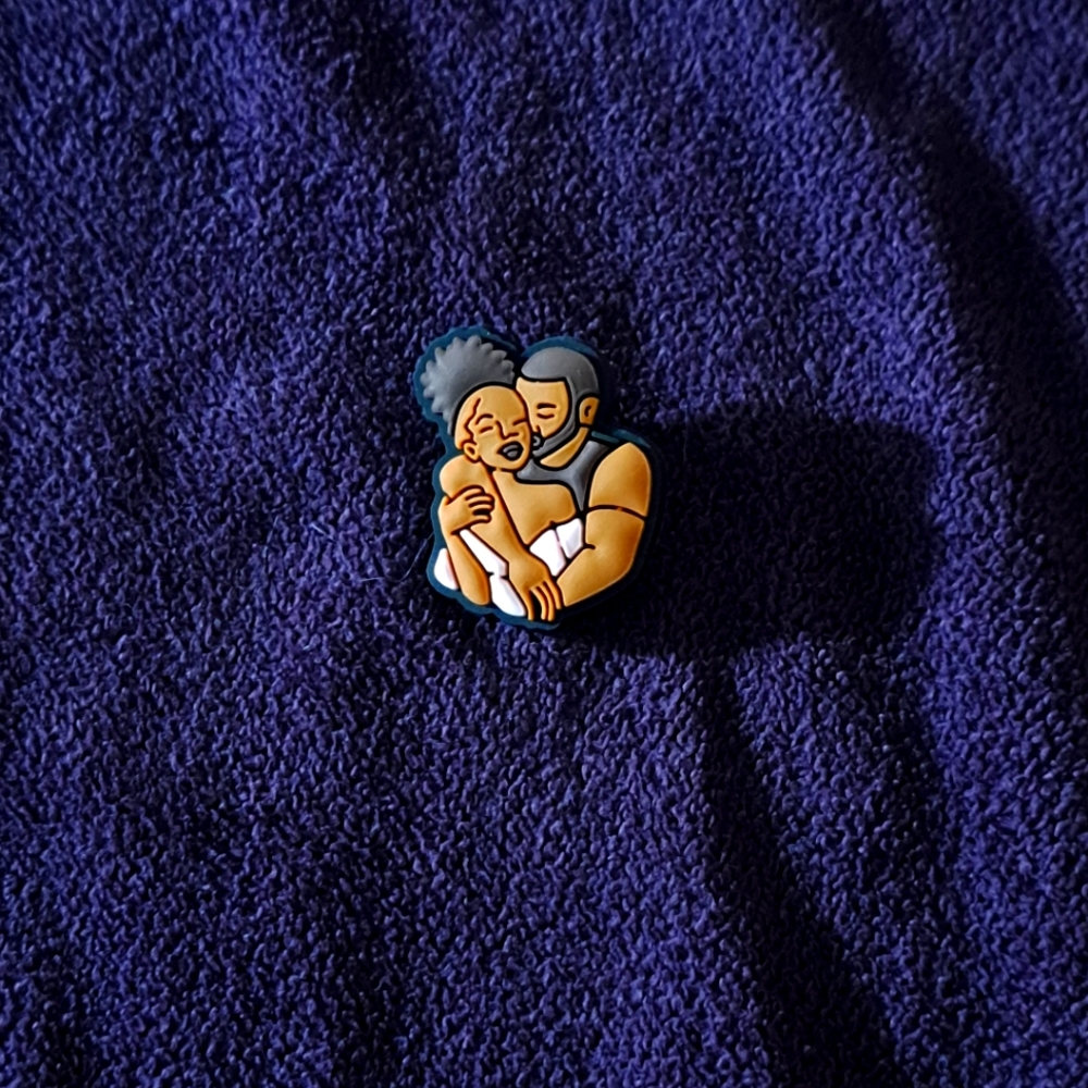 Black Love Croc Charms